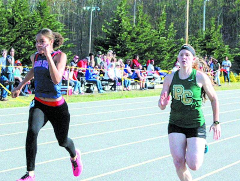 Girls’ track team takes first place