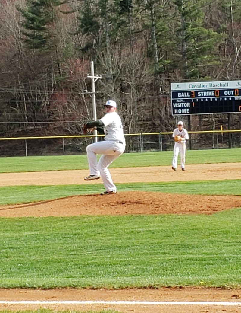 Varsity baseball celebrate victory