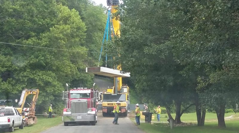 Bridge in Ararat replaced within days