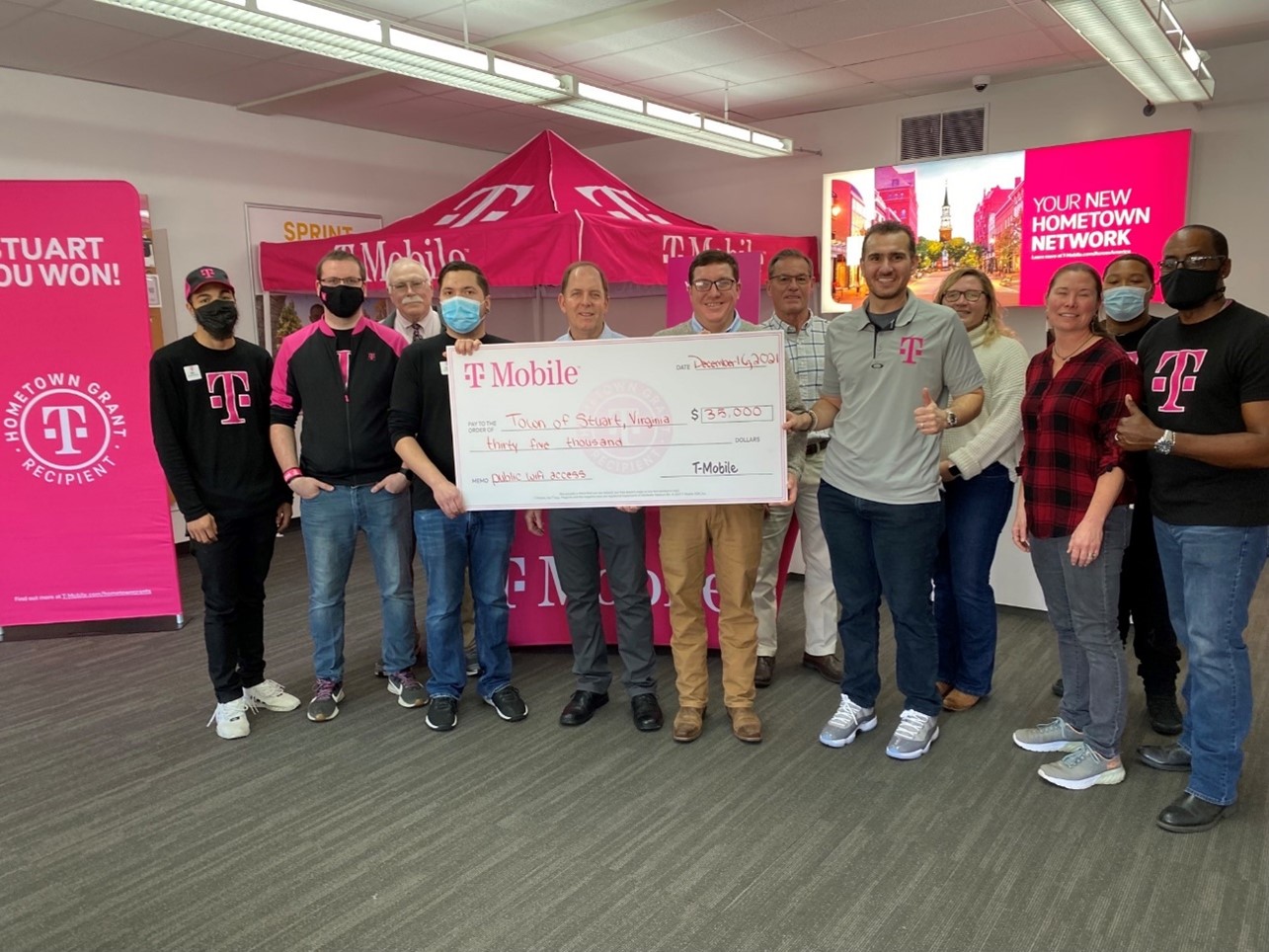 Stuart selected for #HometownGrant