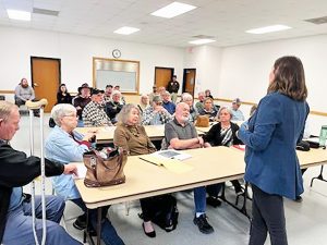 Dozens of residents attended the February 20 Planning Commission meeting.