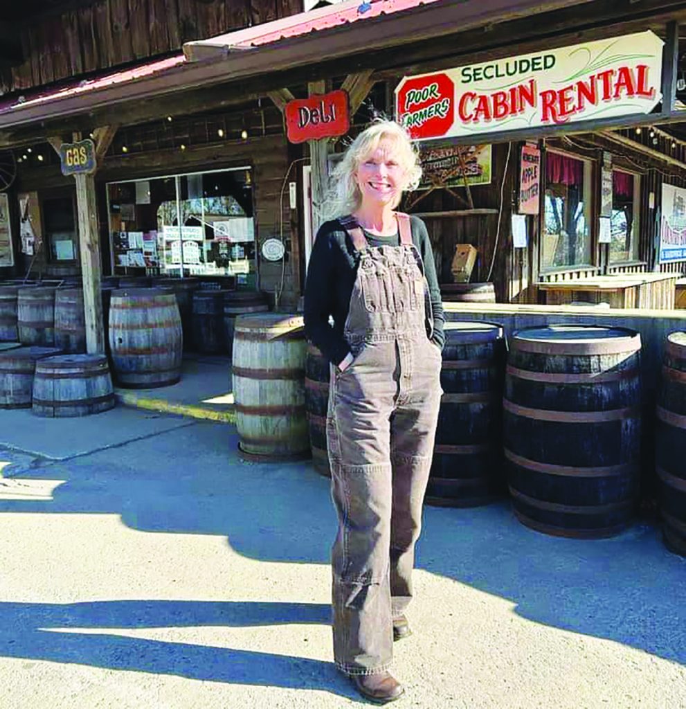Felecia Shelor, the owner of Poor Farmer’s Market Old Fashion Country Store, is pictured at the market.