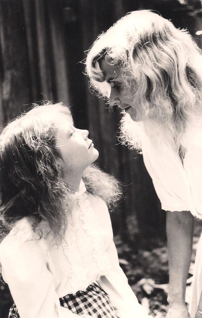 Felecia Shelor and her daughter, Casey, circa 1988.