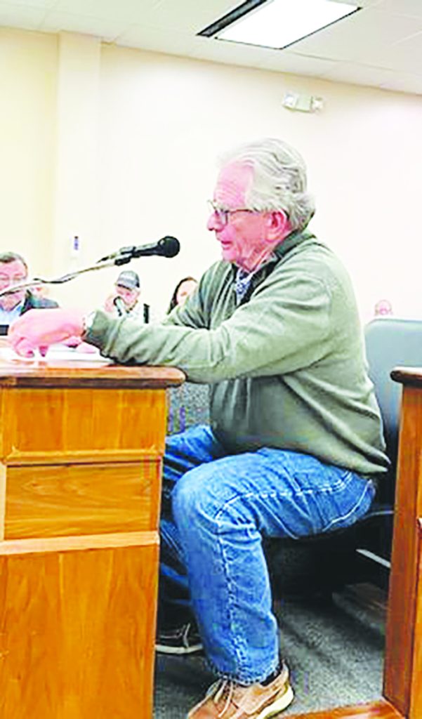 Benjamin “Ed” Pool was among the several residents to voice disapproval of solar farms.