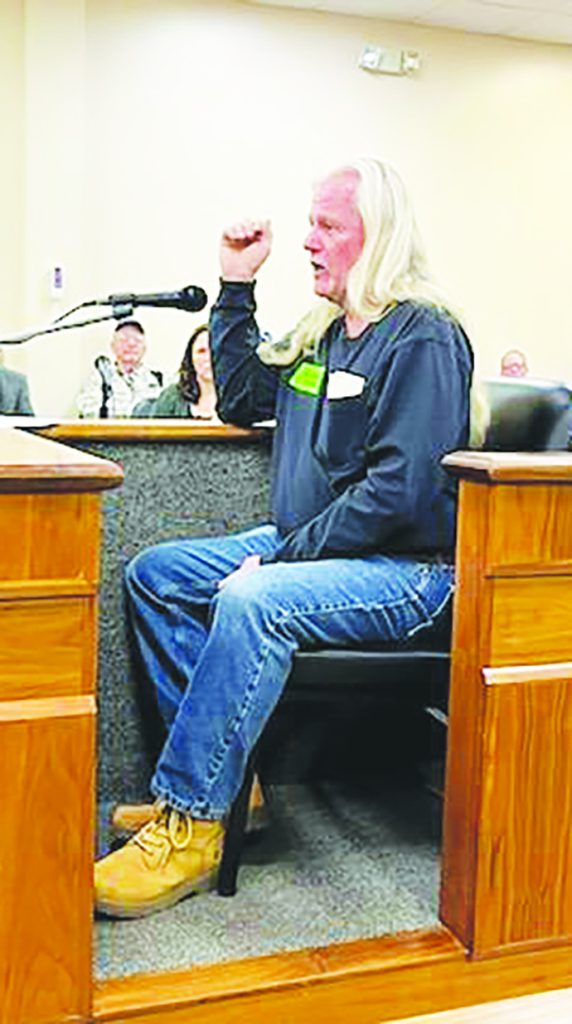 Malcolm Roach addressed the board.