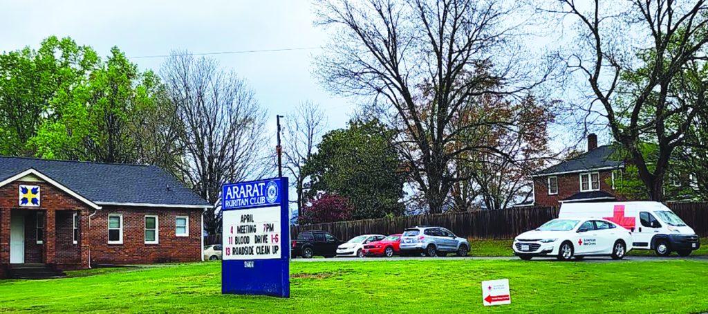 The Ararat Ruritan Club, pictured with the American Red Cross vehicles, is located at 4711 Ararat Highway, Ararat.