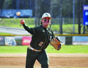 Tucker Swails pitches for the win at Bassett.