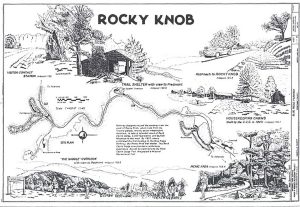 Rocky Knob Map from NPS archives.