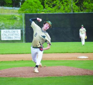 Christian Hylton pitches against James River.