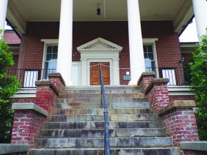 he WWII Memorial is currently situated on the portico on the second floor of the Patrick County Courthouse