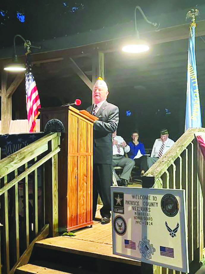 Retired U.S. Navy Captain Ray Clark spoke about Memorial Day.