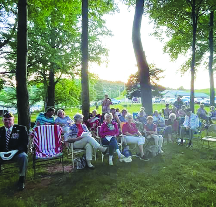 More than two dozen county residents attended the May 28 Twilight Memorial Service.