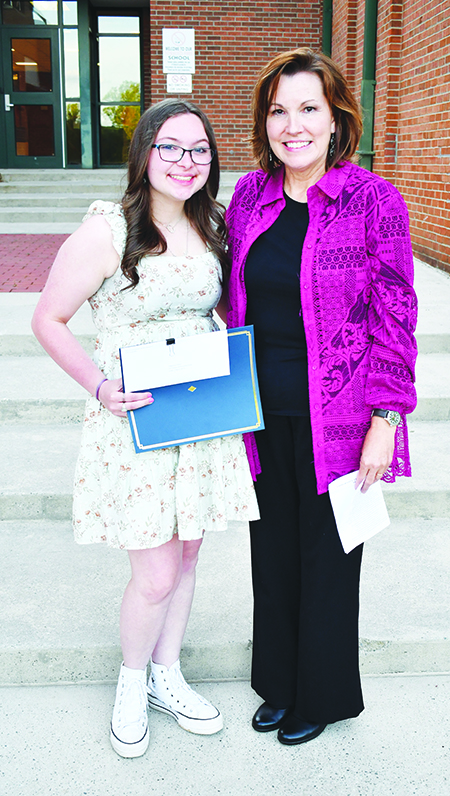 Patrick County Retired Teachers- Cheyenne Clifton and Presenter Revonda Gilbert.