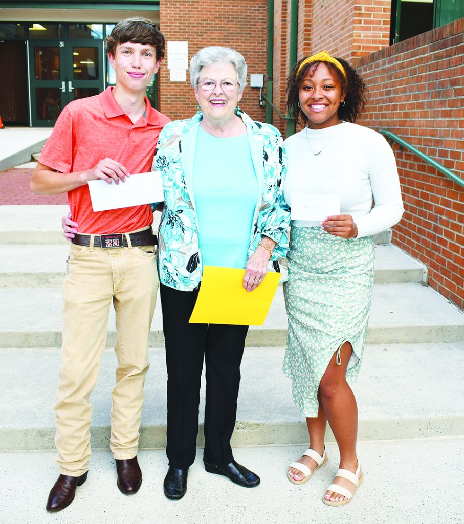 Providence United Methodist Church - Will Vernon, Presenter Doris Craighead, Aniya Penn.