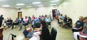 Several residents attended the Monday, July 8 board of supervisors meeting.