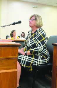 Patrick County Treasurer Sandra Stone gave the county’s year-end report.