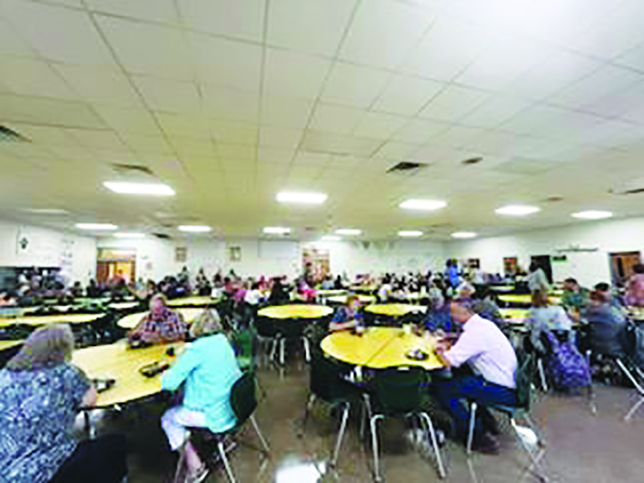 Patrick County Public Schools employees attended a lunch and training session to prepare for the new year.