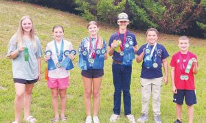 (Left to right) Jada Hylton, Maci Whitlock, Reagan Underwood, Cooper Wikstrom, Lucas Black, Trenton Miller.