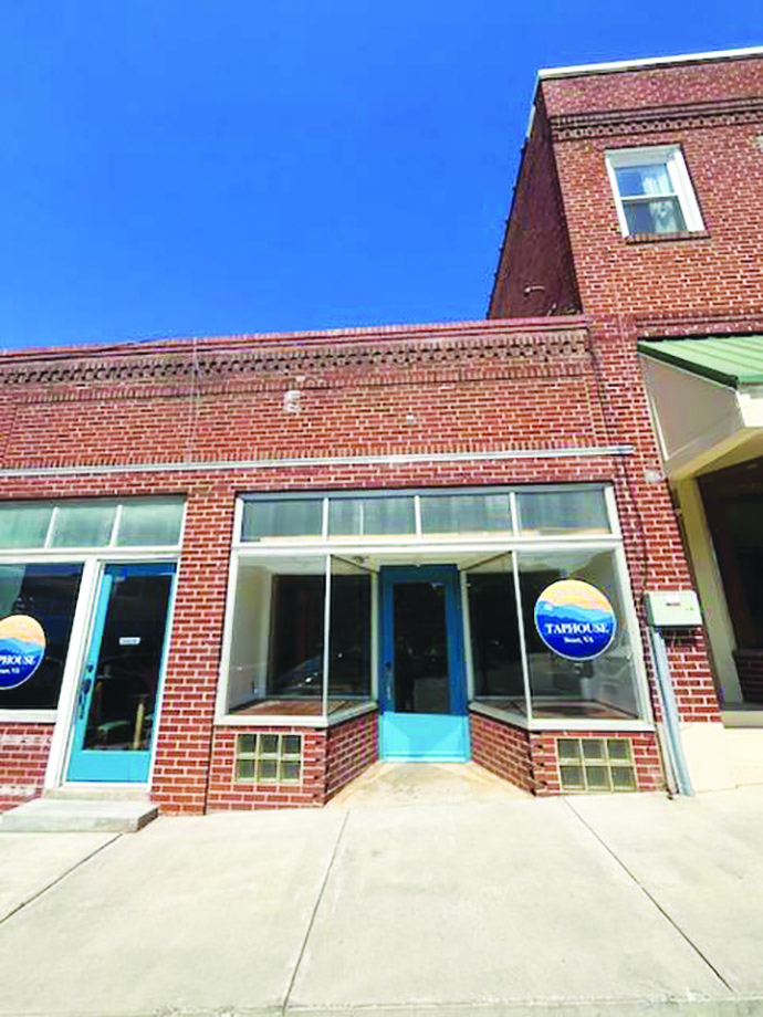 The exterior of the Blue Ridge Taphouse is pictured. The business is expected to open in October.