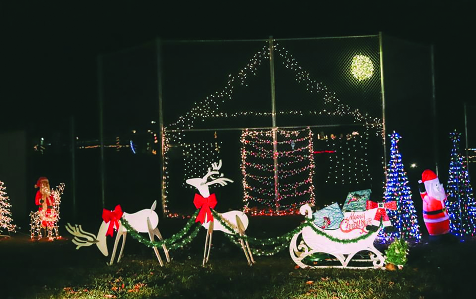 The festival will feature 58 different light displays created by local businesses, churches, organizations, families, and individuals.