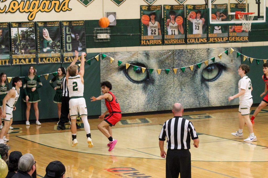 Noah Jessup fires up a 3-point shot.