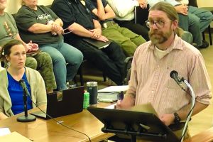 Transfer Station Manager Scottie Hylton spoke about the four recommendations proposed at the April 14 meeting.