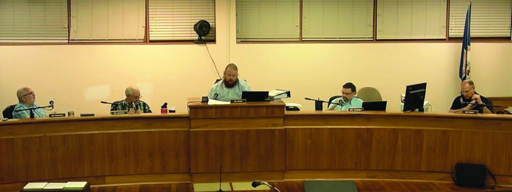 After Steve Marshall read his statement, Patrick County Board of Supervisors Chairman Jonathan Wood called for a motion to adjourn.
