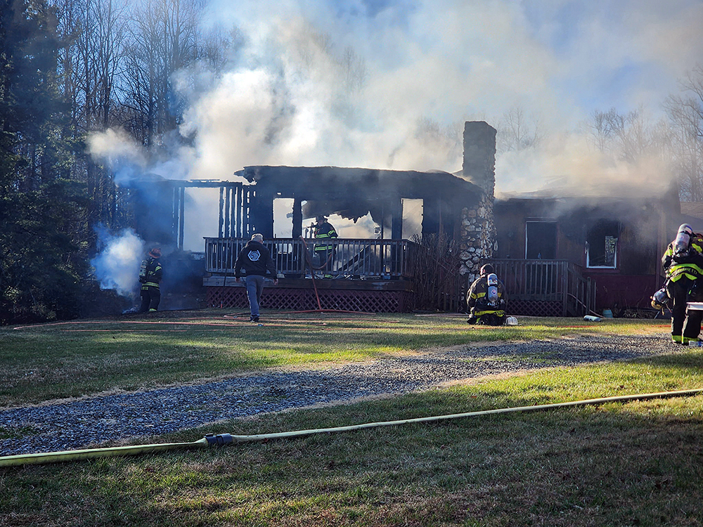 Fire destroys Primland property earlier this month