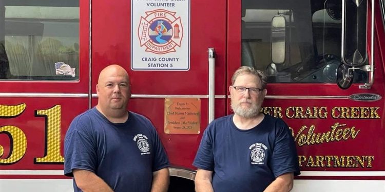 UCCVFD dedicates Engine 51 to Matheney and Waller