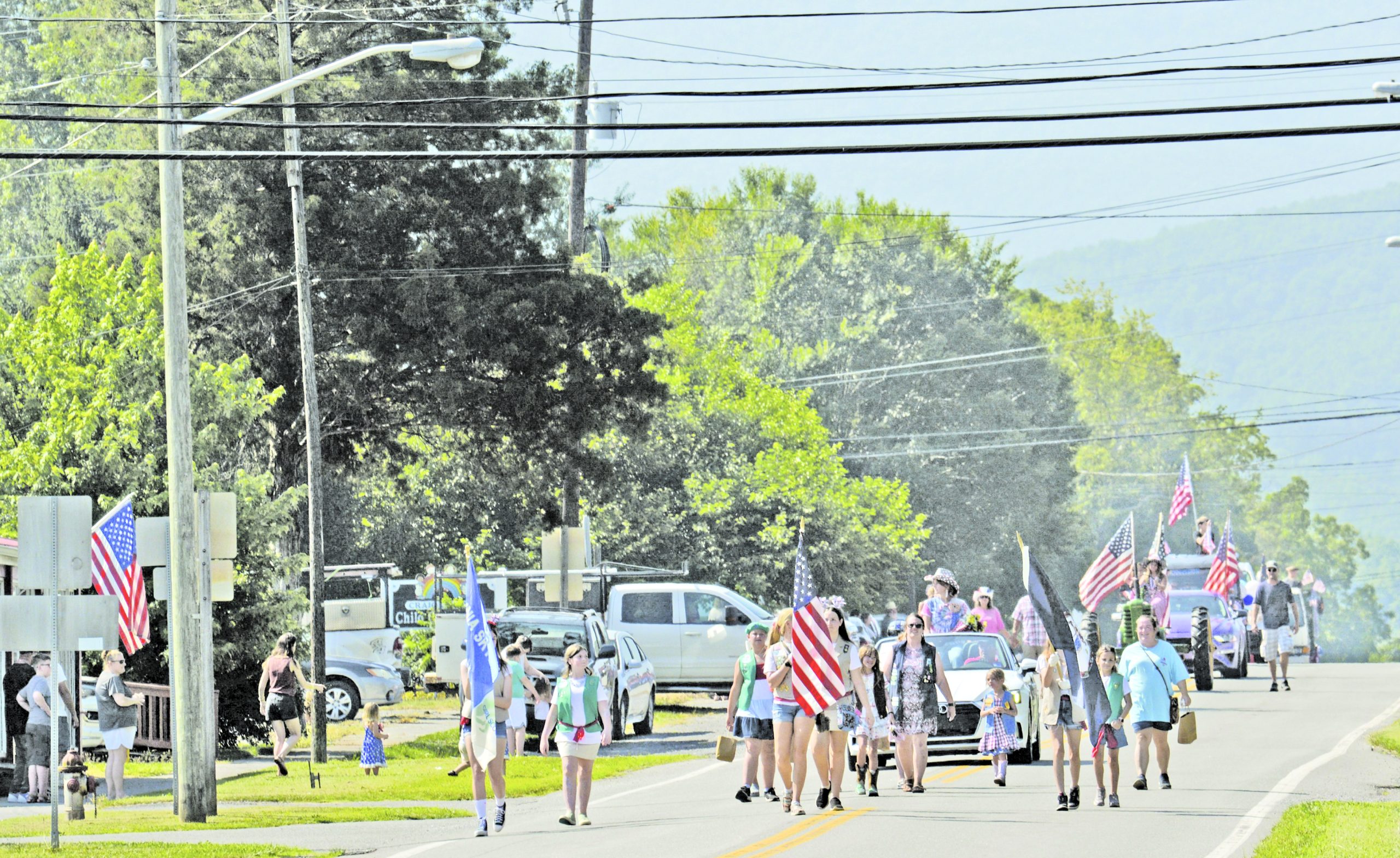 Parade down Rt. 311