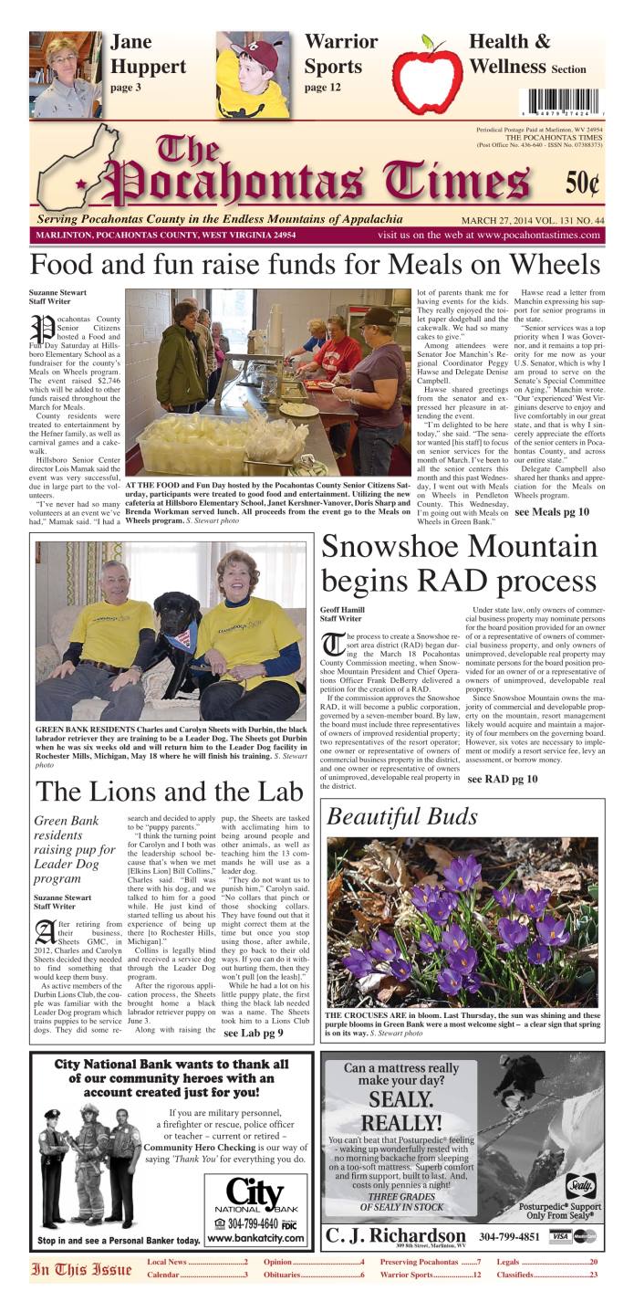 eTimes for March 27, 2014