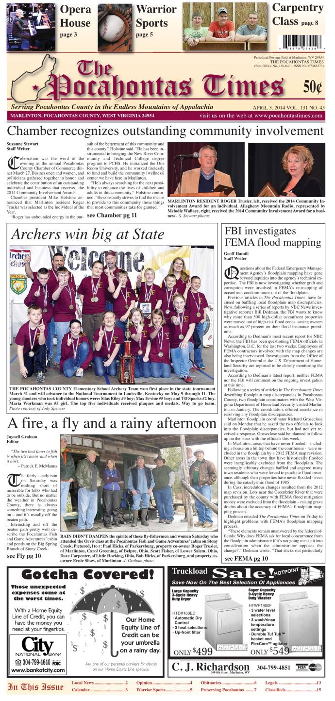 eTimes for April 2, 2014