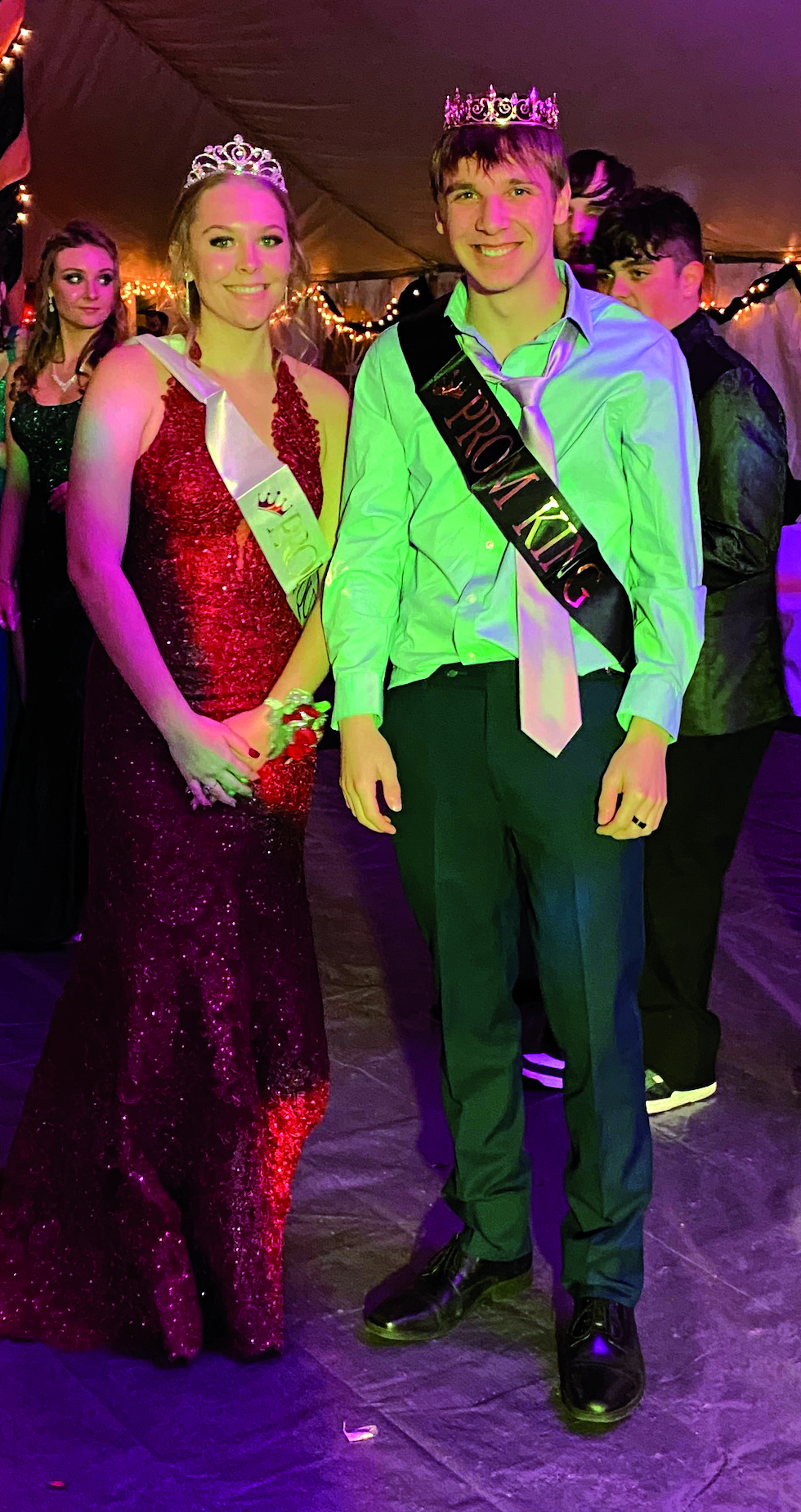 Bowers, Townsend Crowned During PCHS Prom Pendleton Times