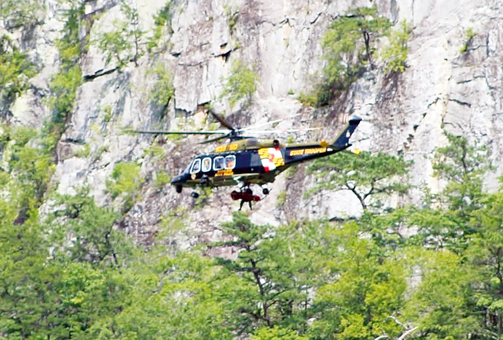 Climber Rescued at Seneca Rocks