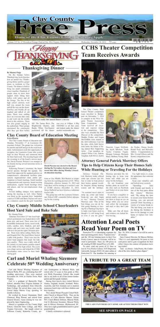 ePress for November 26, 2014