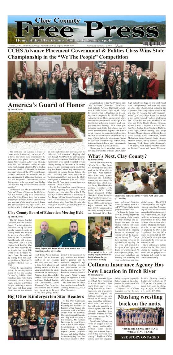 ePress for January 14, 2015