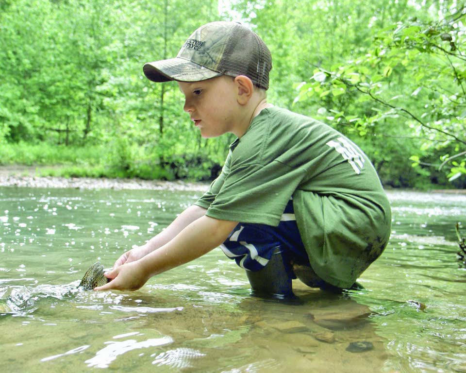 Buffalo Creek is stocked up.