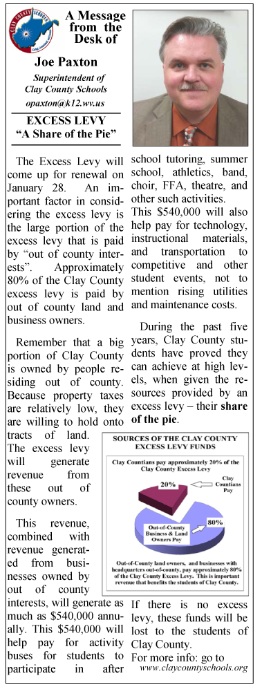 A Message from Joe Paxton