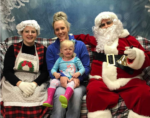 Santa is staying busy in town