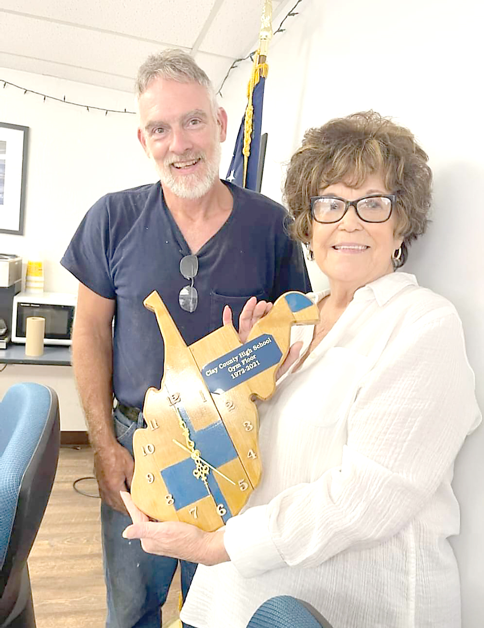 Holcomb Celebrates 50 Years with the Clay County Board of Education