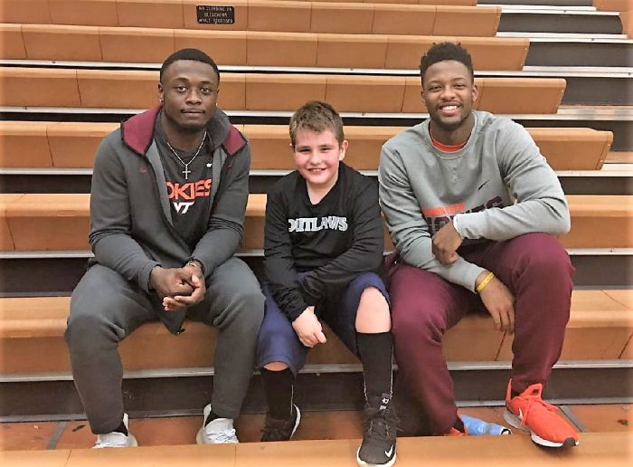 Virginia Tech players deliver ‘best day ever’ for local rec league player