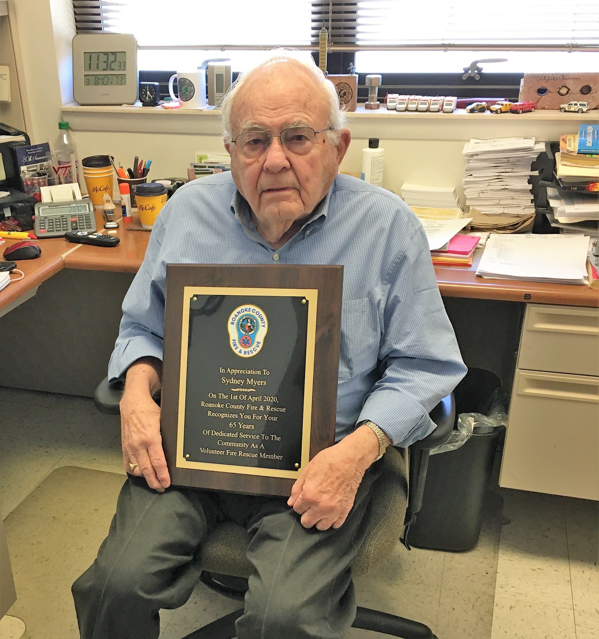 Vinton First Aid Crew volunteers recognized for 25+ years of service