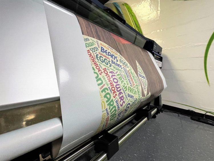 Newest Vinton Business Window Decal complete