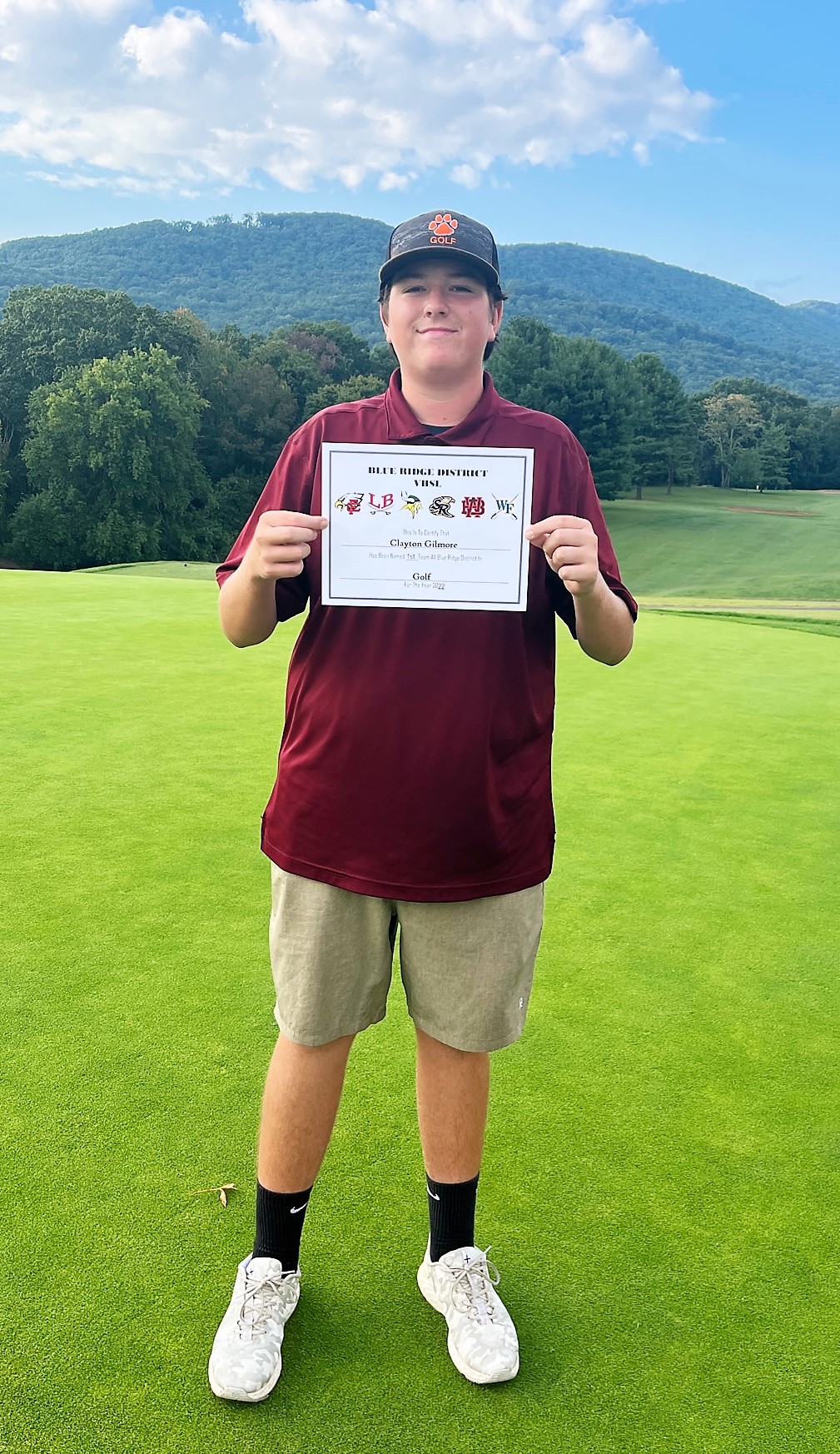 Gilmore, WB 3rd in BRD golf, Region 3D tournament is at Draper Valley next week