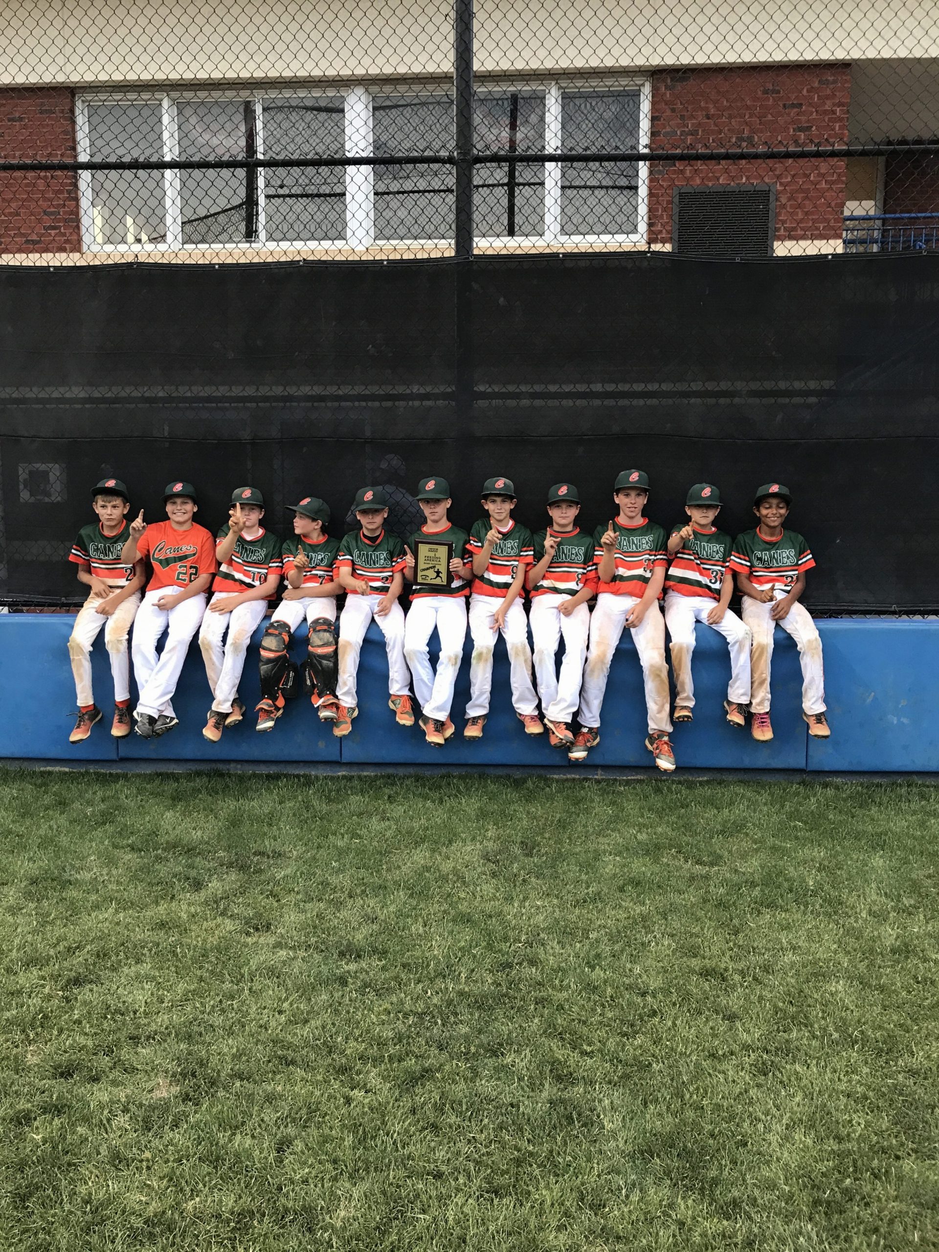 Glenvar boys on state championship team