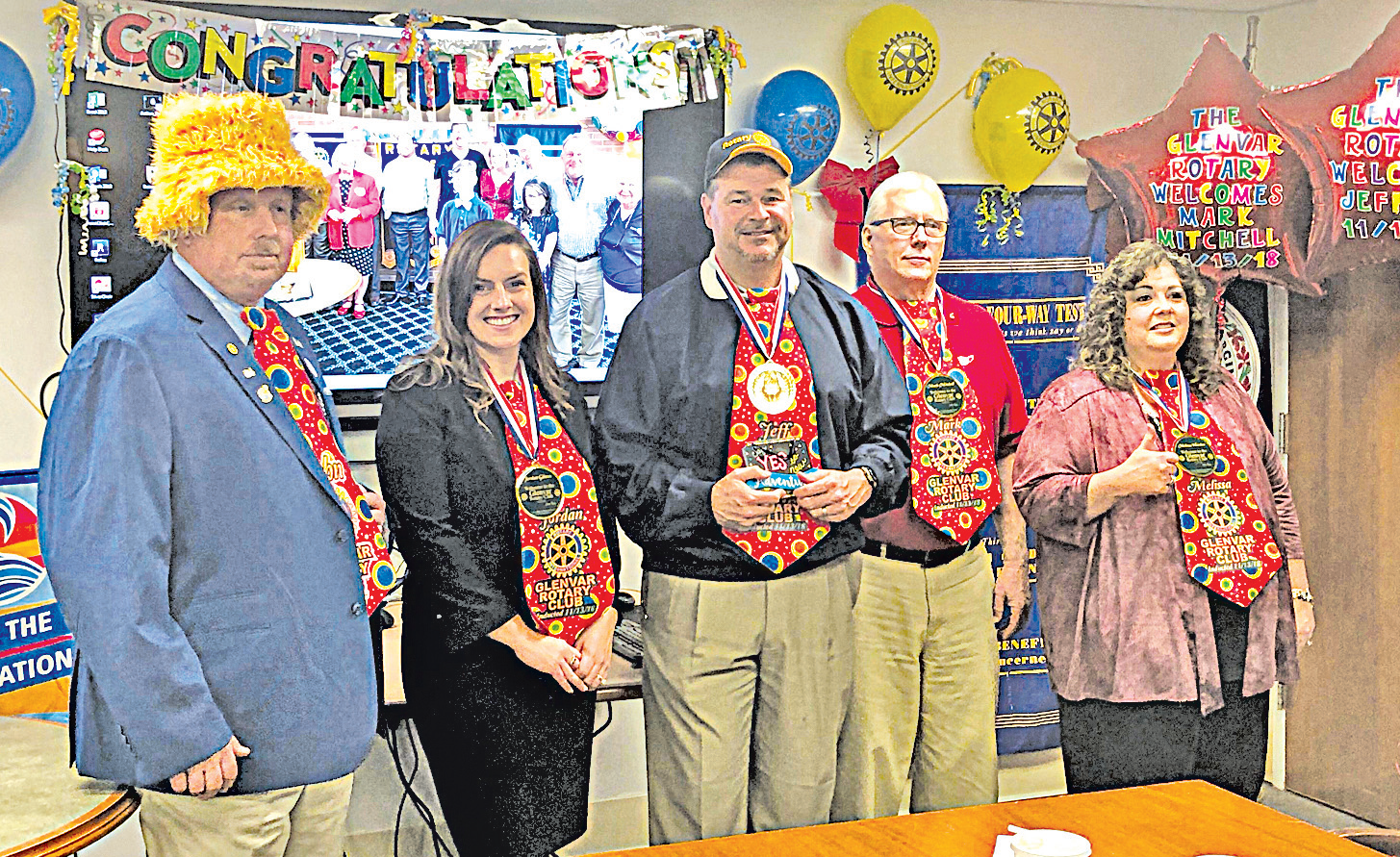 Glenvar Rotary Club inducts four new members