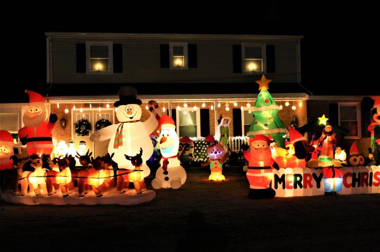 Community members ‘haul out the holly’ and other creative decorations
