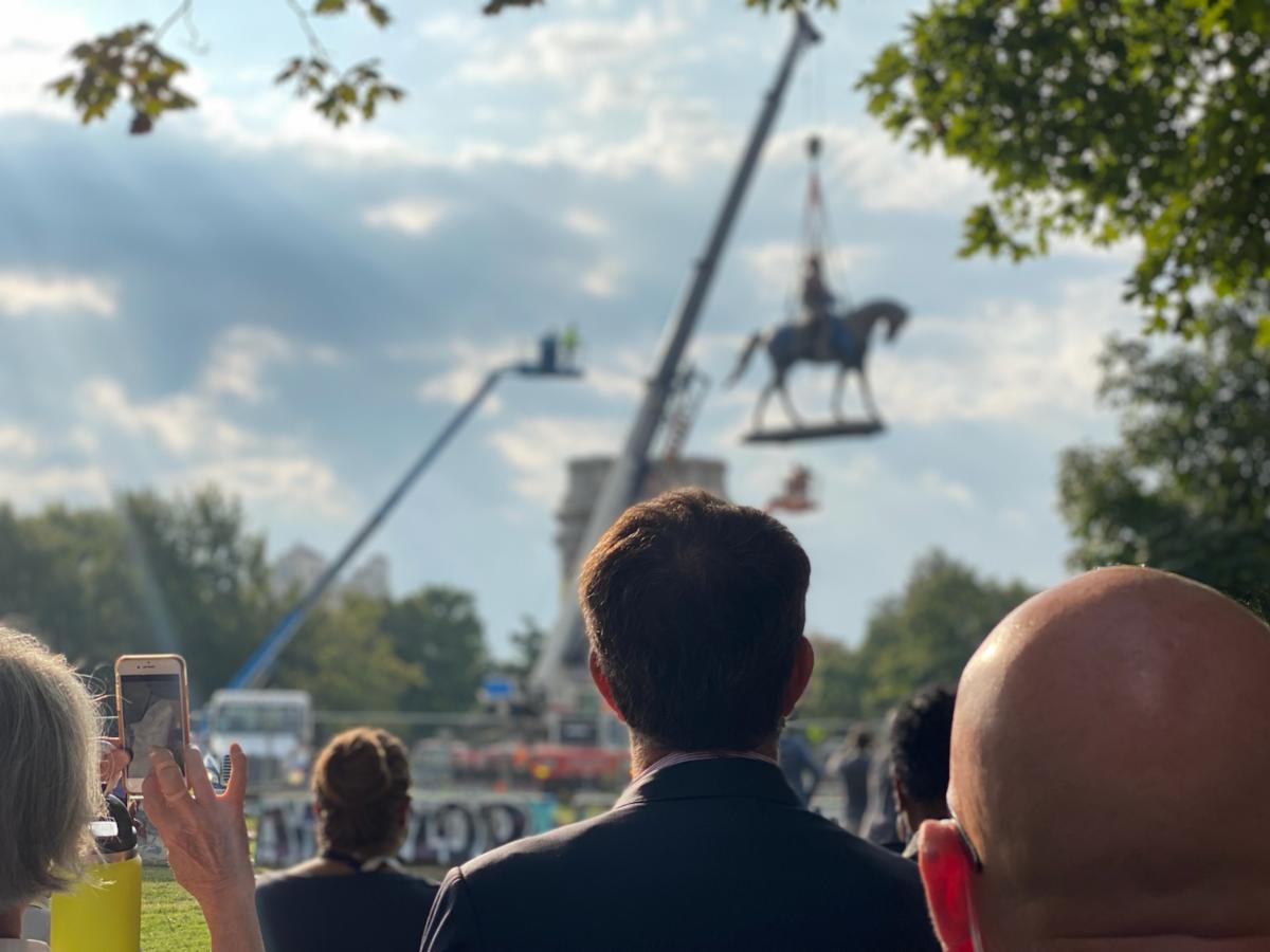 Governor Northam statement on removal of the Robert E. Lee monument