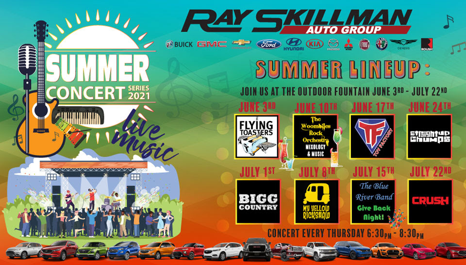 2021 Greenwood Park Mall Summer Concert Series
