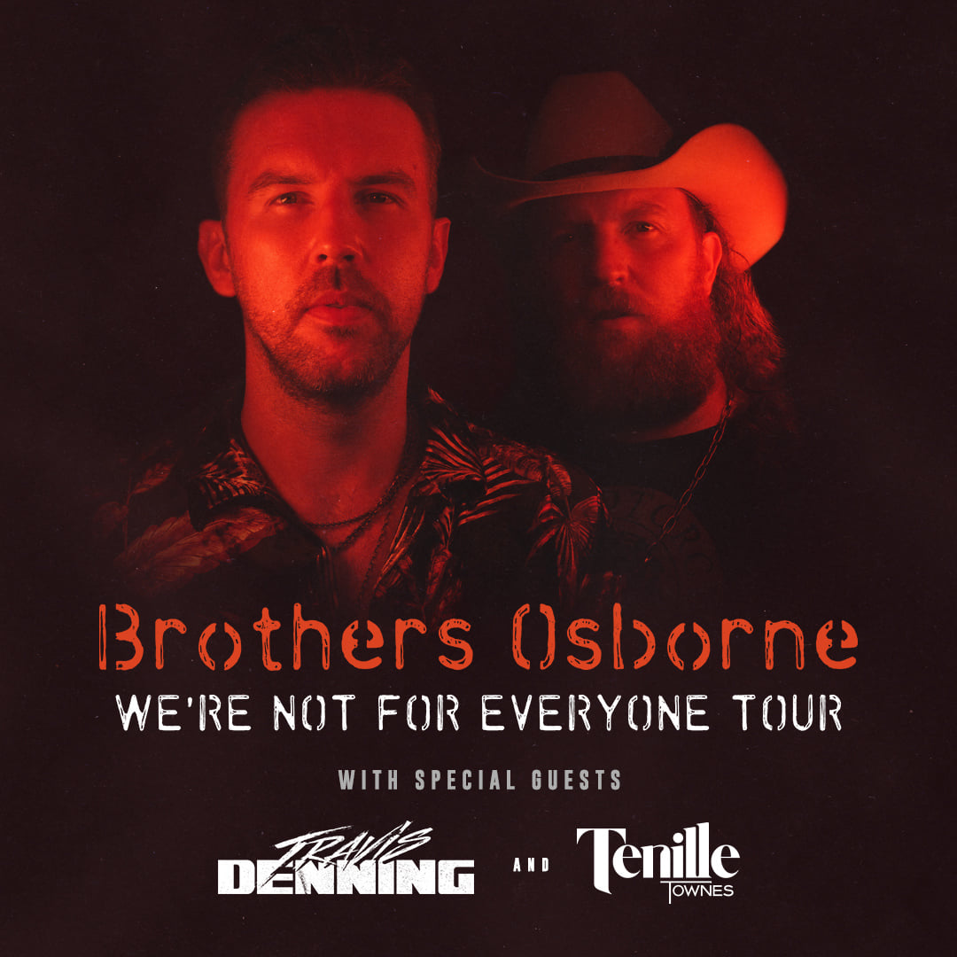 Brothers Osborne We're Not For Everyone Tour at WRSP September 3